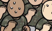 중대장은 실망했다